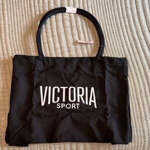 Victoria Secret Sports Black Tote Bag